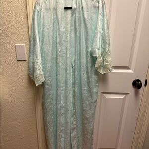 Vintage Christian Dior baby blue robe